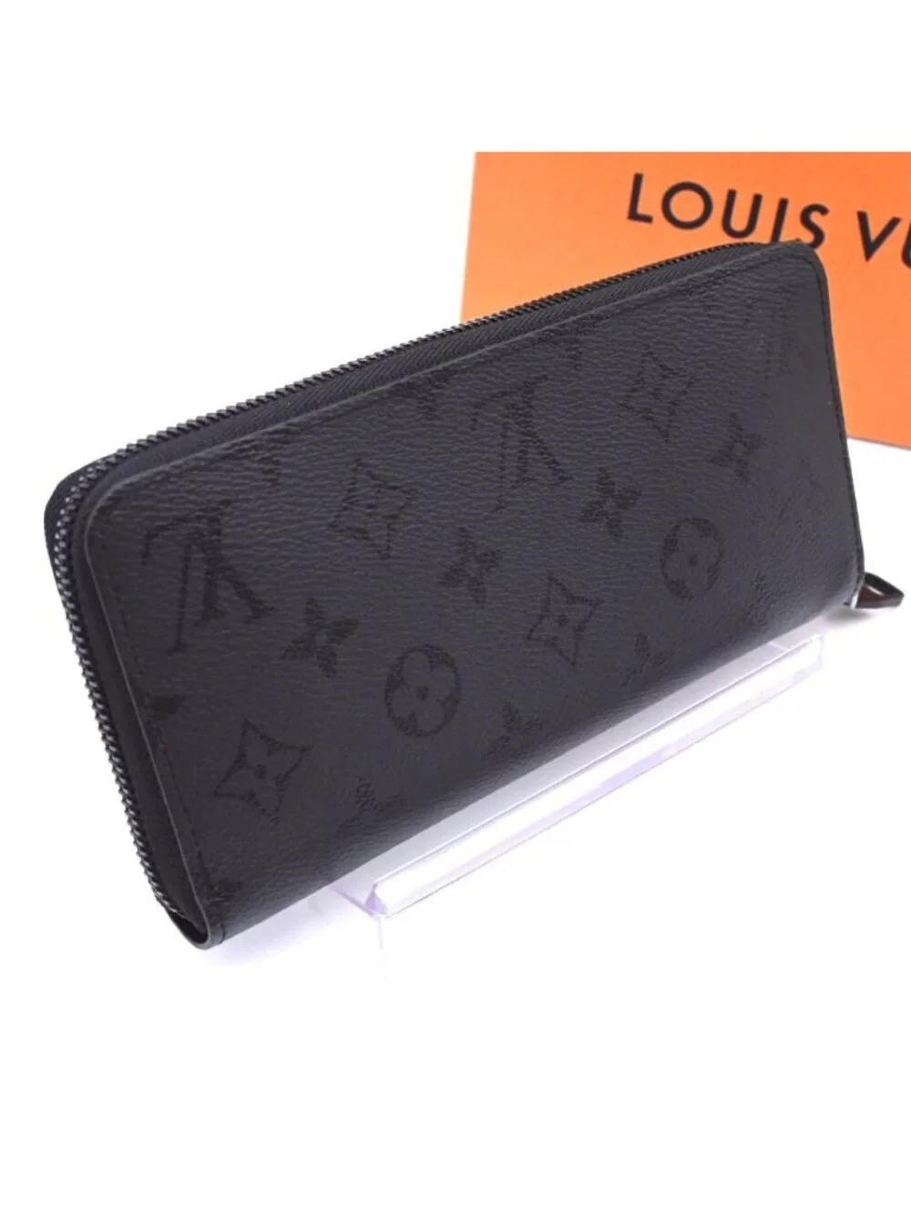 Louis Vuitton Monogram Midnight Horizontal Wallet Black
